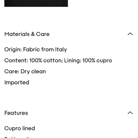 Aritzia Esquire  Double-Breasted Jacket coat size xs nwt - Picture 7 of 7